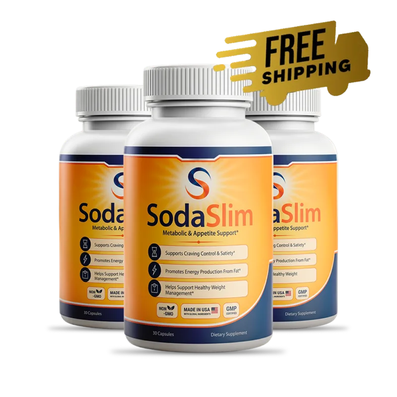 Three bottles of SodaSlim with free shipping
