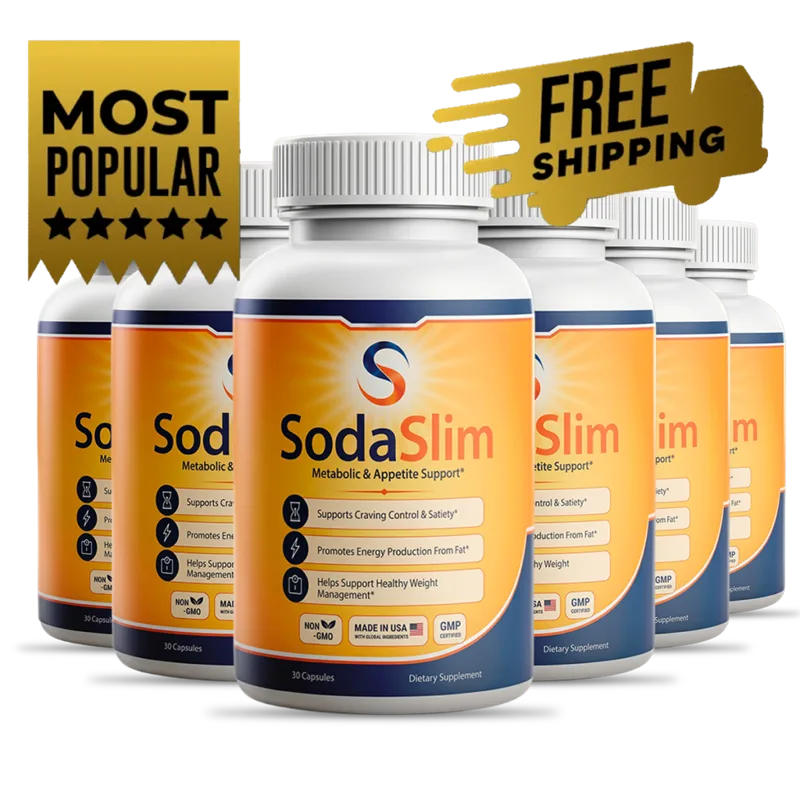 Six bottles of SodaSlim — most popular package